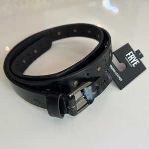 BRAND NEW L Black Frye Leather Belt